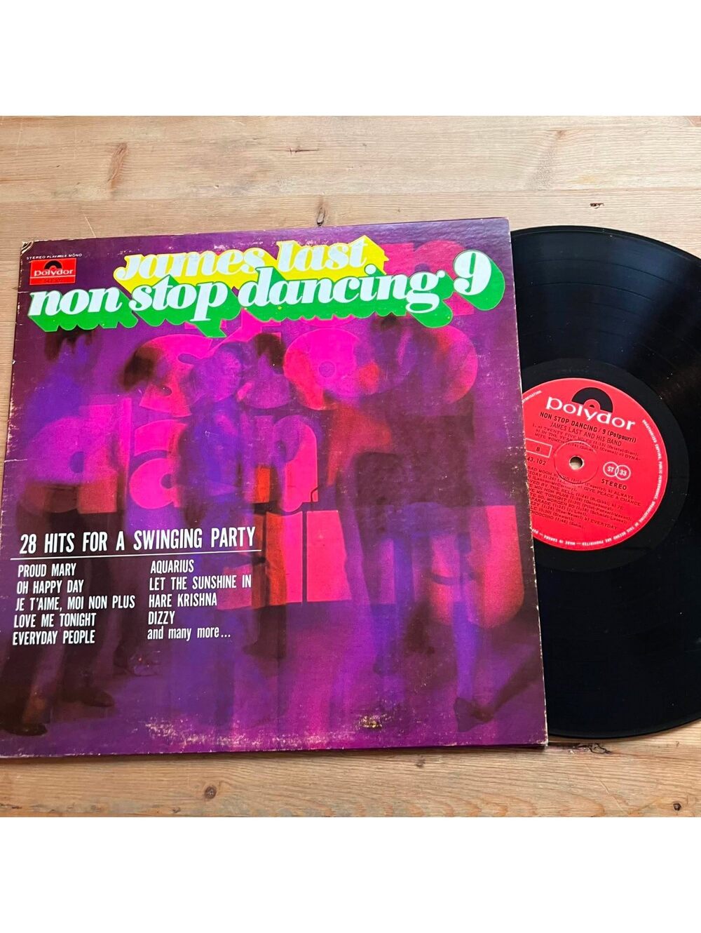 James Last - Non Stop Dancing 9 33rpm VG+ VR15